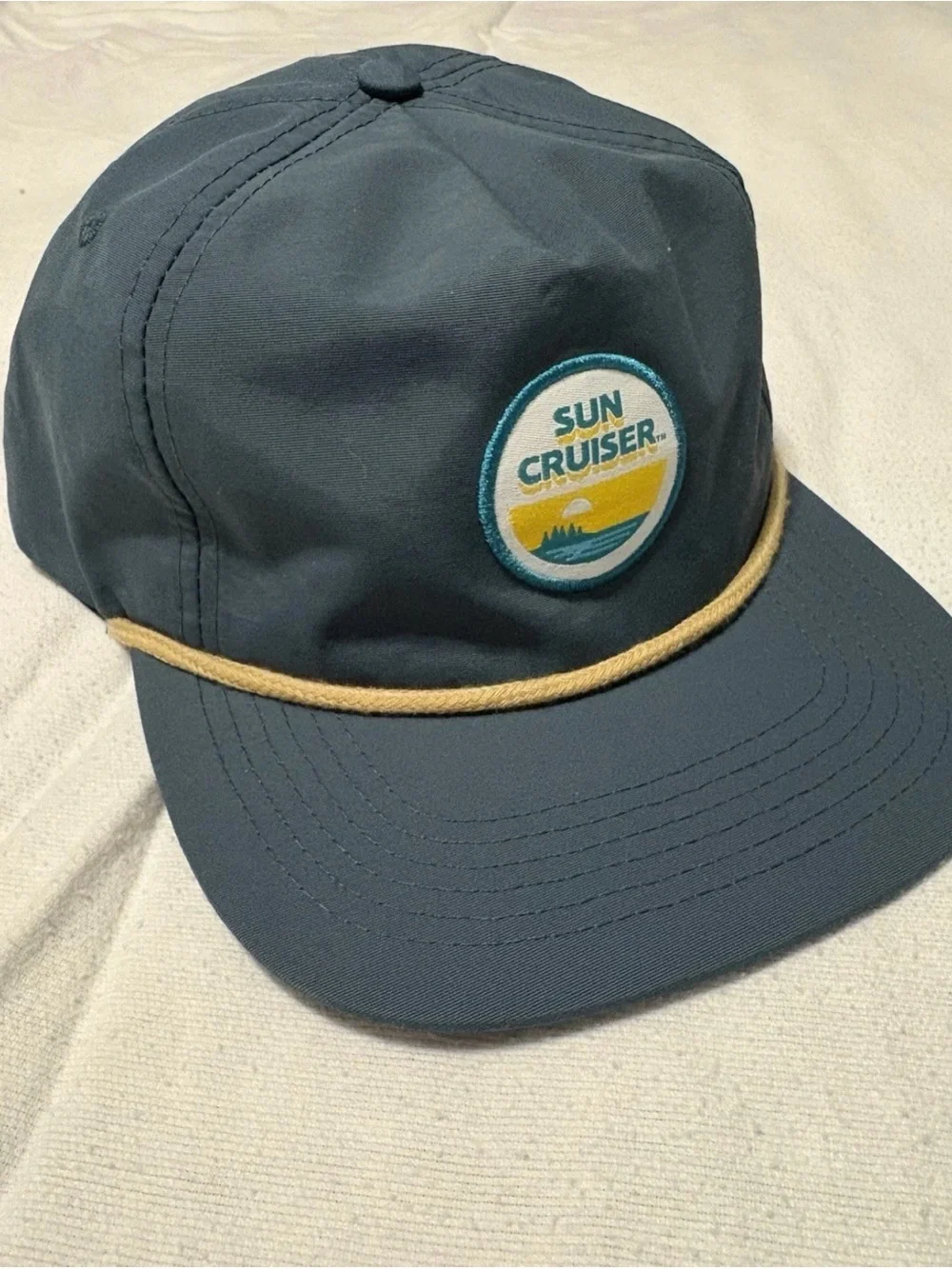 Sun Cruiser Teal Rope Snap-Back Hat Drink Promo Vodka